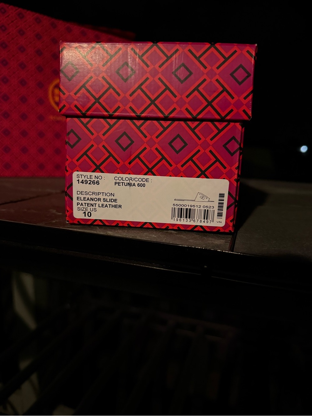 Tory Burch Blush Pink Logo Slide Mules - Picture 5 of 6